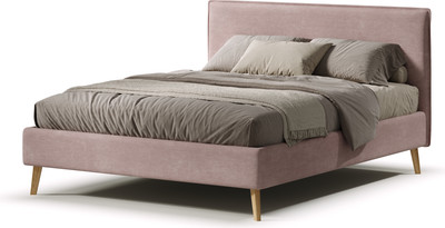 

Двуспальная кровать, Narsis 180x200 шенилл Eclipse