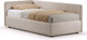 Кровать-тахта Sonit Nicole левый 90x200 шенилл Eclipse  (01 светло-бежевый) - 
