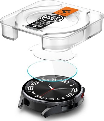 Защитное стекло для умных часов Spigen Glas.tr Ez-fit для Galaxy Watch Classic / AGL07067 (2шт, Clear) - 