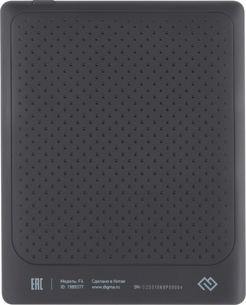 Электронная книга Digma F4 5.83" E-Ink