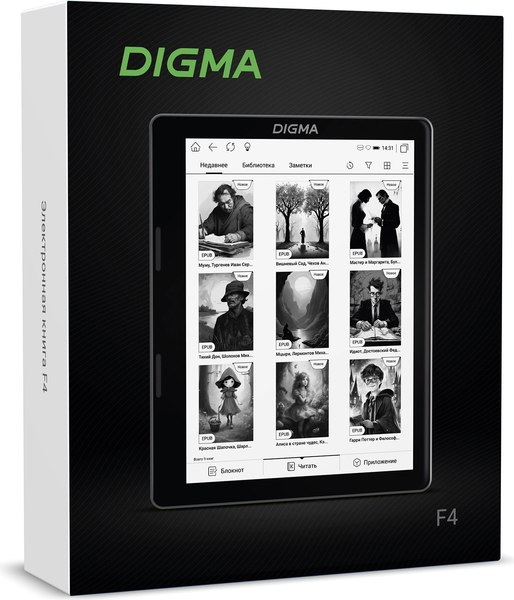 Электронная книга Digma F4 5.83" E-Ink