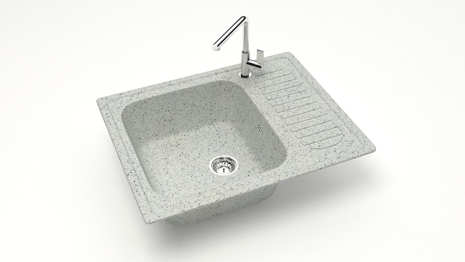 Мойка кухонная Marrbaxx 15/Q10 / F015Q010 (светло-серый) — фото 2