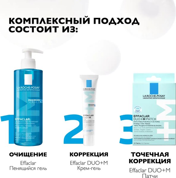 Маска-патч для лица La Roche-Posay Effaclar мультифункциональные от воспалений (22шт)