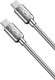 Кабель XO NB-Q217B 60W Type-C Type-C (серый) - 