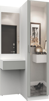 Секция в прихожую Интермебель Марсель-153 / МР 01-153 (шиншилла серая) - 