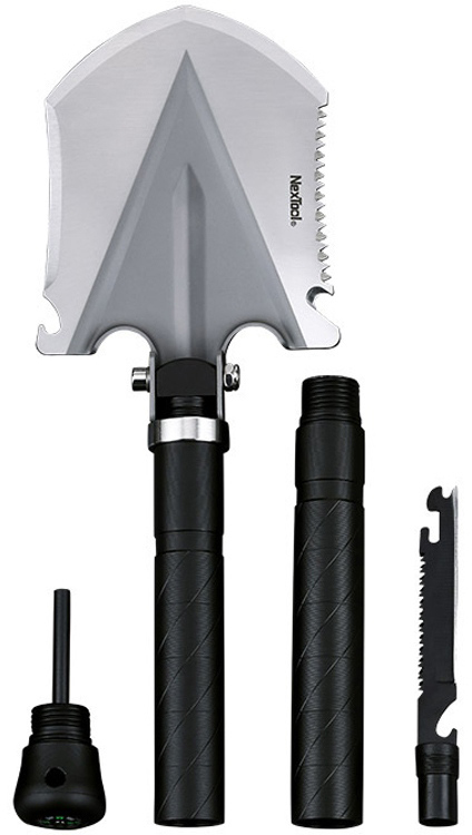Лопата туристическая NexTool NE20013 (черный)