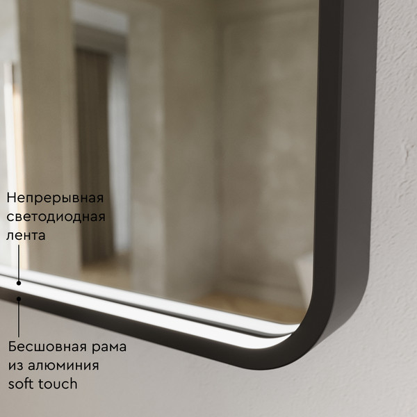 Купить Зеркало MEBELVANN Vento Z_B_VN_800x900_BL в Гомеле