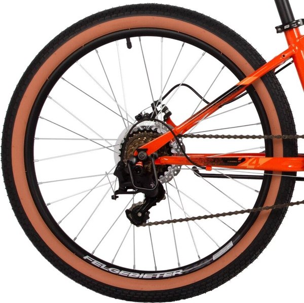 Велосипед Foxx Aztec JR 24 / 24SHD.AZTEC.12OR5 (оранжевый, разобранный, в коробке)