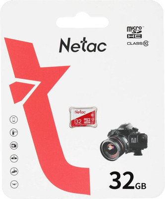 Карта памяти Netac P500 ECO MicroSDHC 32GB UHS-I Class10 (NT02P500ECO-032G-S)
