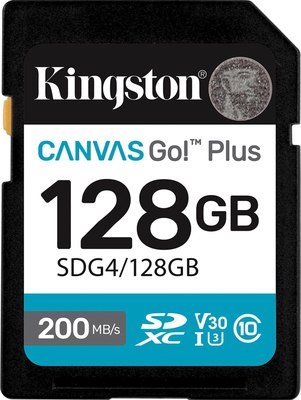 

Карта памяти, Canvas Go Plus SDXC 128GB G4 UHS-I Class U3 V30 (SDG4/128GB)