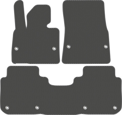 Комплект ковриков для авто Alicosta 2165_1_сер для Aito M5 I SUV/гибрид 2021-н.в. (EVA соты, серый) - 