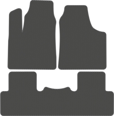 Комплект ковриков для авто Alicosta 2166_1_сер для Aito M7 I SUV/Гибрид 2022-н.в. (EVA соты, серый) - 