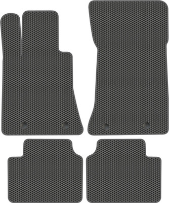 Комплект ковриков для авто Alicosta 1472_1_сер для Alfa Romeo 147 I 937B/937A 2000-2010 (EVA соты, серый) - 