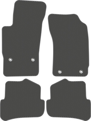 Комплект ковриков для авто Alicosta 0073_1_сер для Audi A1 I хэтчбек 5дв/8XA/8X1 2010-2016 (EVA соты, серый) - 