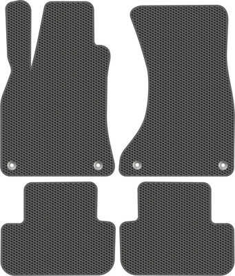 Комплект ковриков для авто Alicosta 0080_1_сер для Audi A4 IV седан/8K2/8K5 2007-2015 (EVA соты, серый) - 