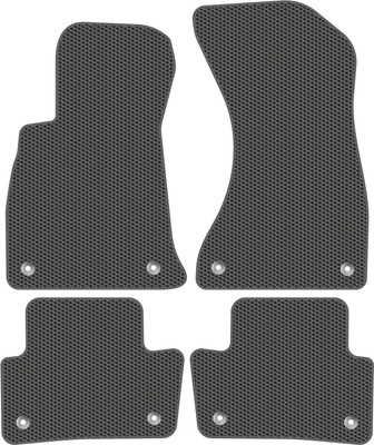Комплект ковриков для авто Alicosta 0083_1_сер для Audi A4 V универсал/8W5/8W2 2015-н.в. (EVA соты, серый) - 
