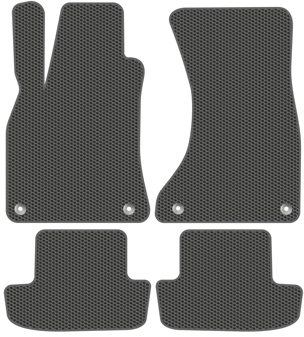 Комплект ковриков для авто Alicosta 0091_1_сер для Audi A5 I кабриолет/8F7/8T3 2007-2016 (EVA соты, серый)