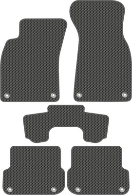 Комплект ковриков для авто Alicosta 2170_1_сер для Audi A6 Allroad Quattro II C6 2006-2012 (EVA соты, серый) - 