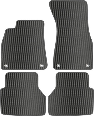 Комплект ковриков для авто Alicosta 1669_1_сер для Audi A6 V седан/универсал/C8 2018-н.в. (EVA соты, серый) - 