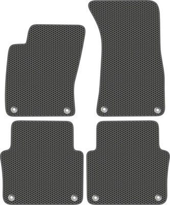 Комплект ковриков для авто Alicosta 0109_1_сер для Audi A8 Short седан/D3 2002-2009 (EVA соты, серый) - 