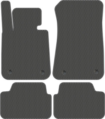 Комплект ковриков для авто Alicosta 0134_1_сер для BMW 1-Series I хэтчбек 5дв/E87 2004-2011 (EVA соты, серый) - 