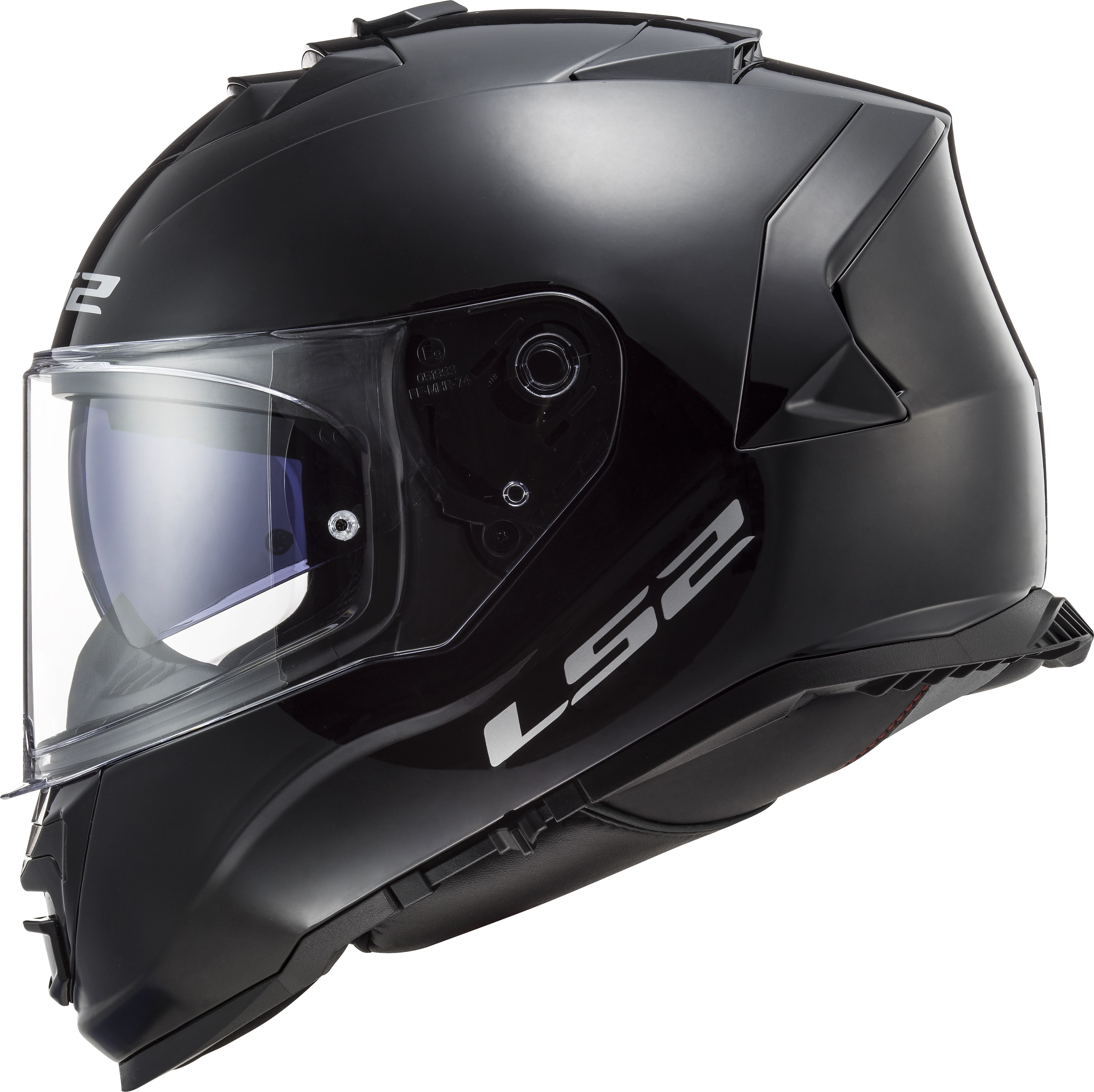 Мотошлем LS2 FF800 Storm II Solid (XS, глянцевый черный) — фото 6