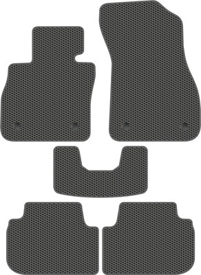Комплект ковриков для авто Alicosta 2228_1_сер для BMW 2-Series I седан/F44 2019-2023 (EVA соты, серый) - 