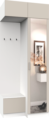 Секция в прихожую Интермебель Марсель-251 / МР 01-251 (кашемир) - 