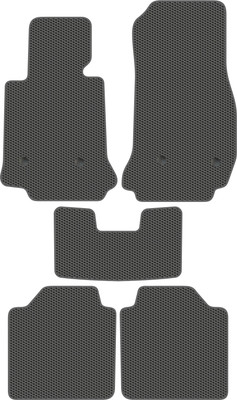 Комплект ковриков для авто Alicosta 0202_1_сер для BMW 3-Series Gran Turismo VI хэтчбек 5дв (EVA соты, серый) - 