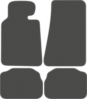 Комплект ковриков для авто Alicosta 0158_1_сер для BMW 5-Series III E34 1988-1996 (EVA соты, серый) - 