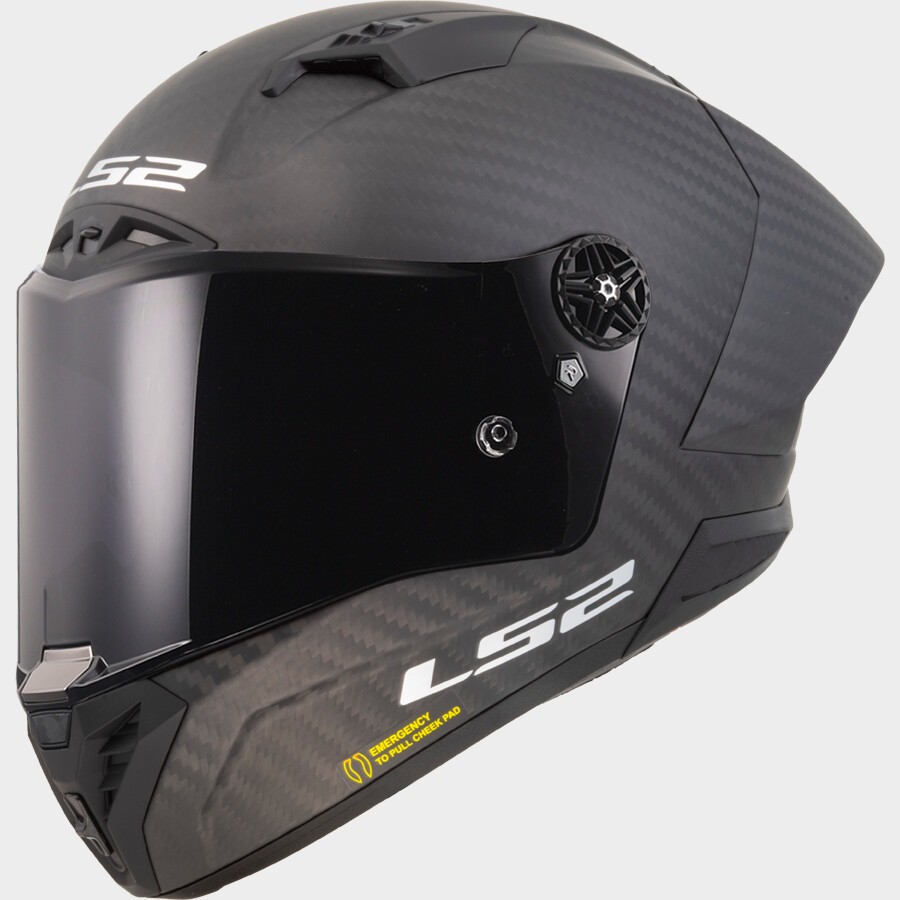 Мотошлем LS2 FF805 Thunder C GP Aero Spoiler (M, черный)