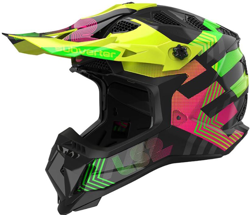 Мотошлем LS2 MX700 Subverter Evo Chromatic (2XL, черный)