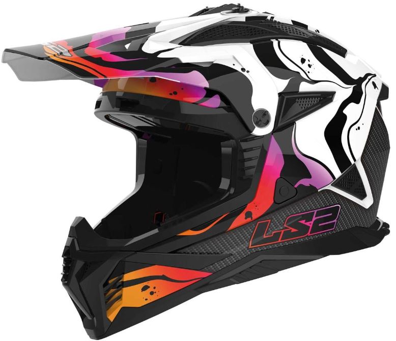 Мотошлем LS2 MX708 Fast II Wash (XL, белый)