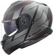Мотошлем LS2 FF908 Strobe II Code (S, матовый черный/серый) - 