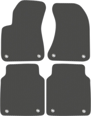 Комплект ковриков для авто Alicosta 2174_1_сер для Audi A8 III седан/D4 2009-2013 (EVA соты, серый) - 