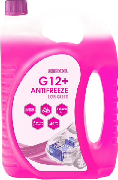 Антифриз Onzoil G12+ (5кг, фиолетовый)
