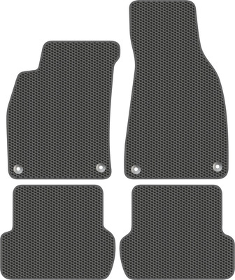 Комплект ковриков для авто Alicosta 2193_1_сер для Audi RS4 седан/B7 2005-2008 (EVA соты, серый) - 