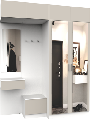 Секция в прихожую Интермебель Марсель-264 / МР 01-264 (кашемир) - 