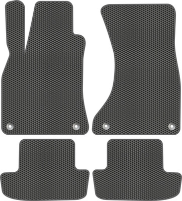 Комплект ковриков для авто Alicosta 2195_1_сер для Audi S5 I 8F7/8T3 2007-2016 (EVA соты, серый) - 