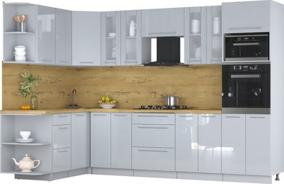 

Кухонный гарнитур, Мила Пластик 1.68x3.0 LV
