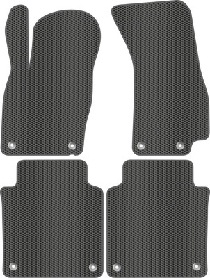 Комплект ковриков для авто Alicosta 1780_1_сер для Audi A8 Long IV седан/D5/гибрид 2017-2022 (EVA соты, серый) - 