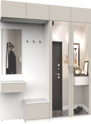 Секция в прихожую Интермебель Марсель-209 / МР 01-209 (кашемир) - 