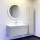 Зеркало Comforty Мадрид-90 (серый шелк, с LED-подсветкой, бесконтактным сенсором и антизапотеванием) - 