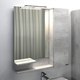 Шкаф с зеркалом для ванной Comforty Верона-75 (дуб белый) - 