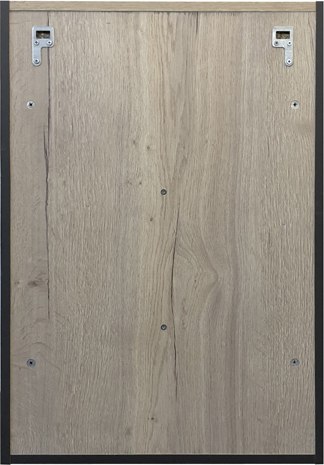 Шкаф с зеркалом для ванной Comforty Вена-55 (дуб дымчатый)