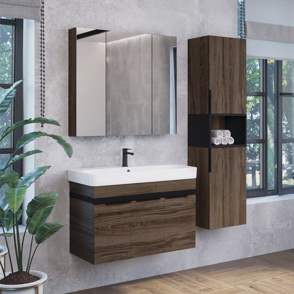 Купить Тумба с умывальником Comforty Соло-90 Адриана 90 в Жодино