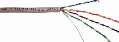 Кабель TwT TWT-6UTP-LSZH (305м, белый) -