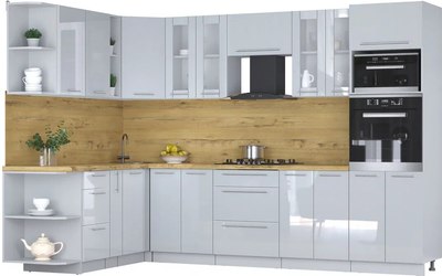 

Кухонный гарнитур, Мила Пластик 1.88x3.0 LV