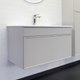 Тумба с умывальником Comforty Мадрид-80 Comforty 80E (серый шелк) - 