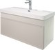 Тумба с умывальником Comforty Мадрид-100М Comforty CF19595BX-100 (серый шелк) - 